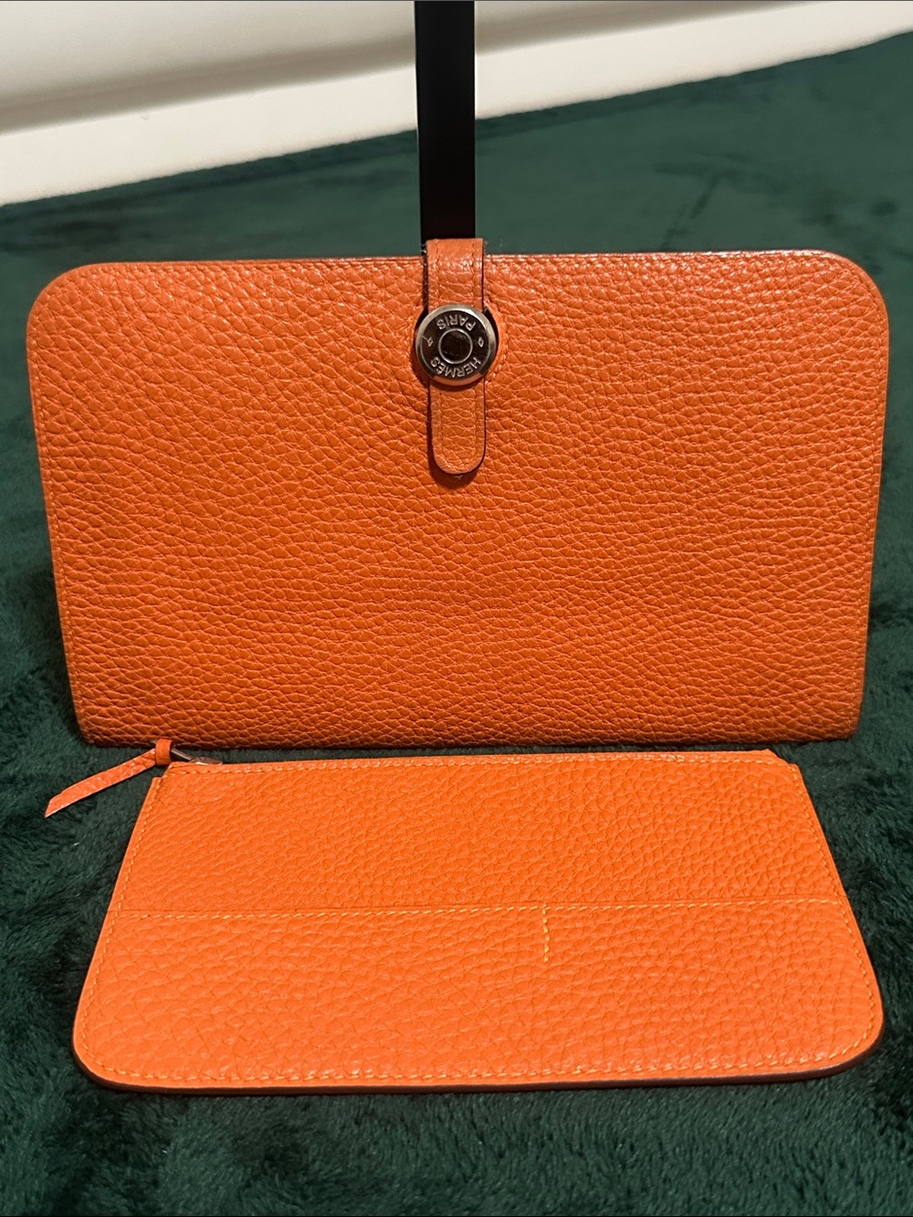 Hermes Dogon Wallet Organizer with Coin Purse